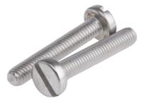 914-1611 RS PRO Slot M6 Pan A2 304 Stainless Steel Machine Screws DIN 85 x 35.0mm