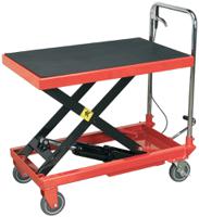 851-7537 RS PRO Flatbed Steel Platform Trolley, 820 x 520 x 770mm, 300kg Load