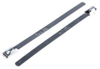 7tcg009410r0011-yls-46-100b Thomas & Betts Cable Ties, Roller Ball, 100mm x 4.6 mm, Metallic 316 Stainless Steel, Pk-100