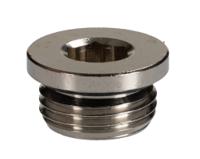 176-1051 RS PRO G 1/2 Male NBR Plug Fitting