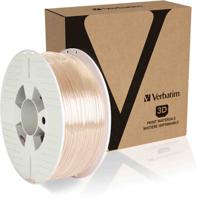 55059 Verbatim 2.85mm Transparent PET-G 3D Printer Filament, 1kg