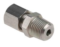 158-610 RS PRO 1/8 BSPT Compression Fitting for Use with Thermocouple or PRT Probe, 3mm Probe, RoHS Compliant Standard