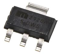mic2920a-50ws-tr Microchip MIC2920A-5.0WS-TR, Voltage Regulator 26V SOT-223 4-Pin