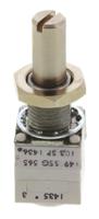 14921f0gjsx13103ka Vishay 149 10kΩ Rotary Potentiometer 2-Gang, Panel Mount (Through Hole), 14921F0GJSX13103KA