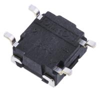 b3s-1000p Omron Button Tactile Switch, SPST 50 mA @ 24 V dc 0.8mm Through Hole