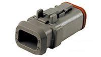 dt06-4s-e008 Deutsch, DT Automotive Connector Plug Grey 4 Way DT06-4S-E008