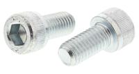 484-0026 RS PRO Bright Zinc Plated Steel Hex Socket Cap Screw, DIN 912, M10 x 20mm