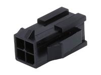 43020-0400 Molex, Micro-Fit 3.0 Male Connector Housing, 3mm Pitch, 4 Way, 2 Row
