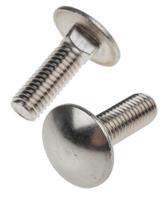 122-4425 Plain Stainless Steel Coach Bolt, M8 x 25mm