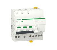a9dp7716 Schneider Electric RCBO, 16A Current Rating, 3P+N Poles, 300mA Trip Sensitivity, Type C, Acti9 Range