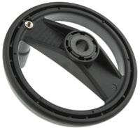 78721 Elesa Black Technopolymer Hand Wheel, 160mm diameter