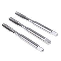 e500-60-x-100-3fl-set3 Dormer Tap Set HSS 3-Piece 1mm Pitch Metric Standard Hand Tap M6 Thread