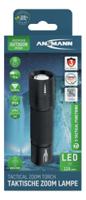 1600-0170-520 Ansmann M LED Torch Black 115 lm, 104.3 mm