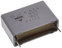 mkt1822610065 Vishay MKT 1822 Polyester Film Capacitor, 40 V ac, 63 V dc, ±10%, 10μF, Through Hole
