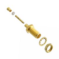 142-0302-431 Cinch SMA Series, Jack Panel Mount SMA Connector, 50Ω, Crimp Termination, Straight Body