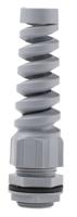 pns34-sl080 Alpha Wire FIT Wire Management Series Slate Chloroprene Rubber (O-Ring/Seal), Polyamide Cable Gland, NPT 3/4in Thread,