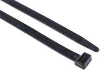 811-1754 RS PRO Cable Tie, Flame Retardant, 550mm x 12.7 mm, Black Nylon, Pk-50