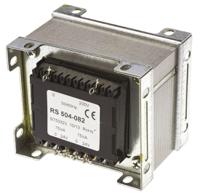 504-082 RS PRO 150VA 2 Output Chassis Mounting Transformer, 24V ac, IEC 61558-2-6
