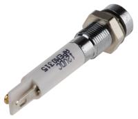 843-2424 RS PRO Orange Panel Mount Indicator, 10.8 → 13.2V dc, 6mm Mounting Hole Size, IP67