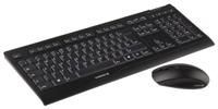 jd-0410gb-2 Cherry B.Unlimited 3.0 Wireless Keyboard and Mouse Set, QWERTY (UK), Black