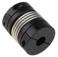 mbc51-20-16-a Ruland Bellows Coupling, 51mm Outside Diameter, 20mm Bore, 58.7mm Length Coupler