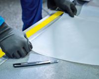 04416-00002-00 Tesa White Anti-Slip Flooring PP Film 66m x 470mm x 210μm