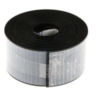 890-4180 RS PRO Black Hook & Loop Tape, 50mm x 5m