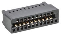 5-5530843-0 TE Connectivity Standard Edge II Series Edge Connector, 20-Contacts, 2.54mm Pitch, Solder Termination