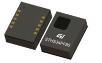sths34pf80tr STMicroelectronics Surface Motion Sensor Module 3.6 V 1.71 V, Serial-SPI, LGA, 10-Pin