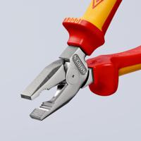 02-06-200 Knipex Combination Pliers, 200 mm Overall, Straight Tip, VDE/1000V