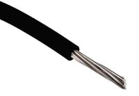 885-0831 RS PRO Black Hook Up Wire, 18 AWG, 19/0.25 mm, 100m, ETFE Insulation
