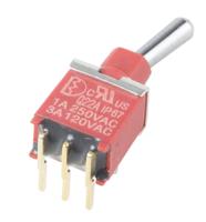 734-7163 RS PRO Toggle Switch, PCB Mount, On-(On), SPDT, Through Hole Terminal