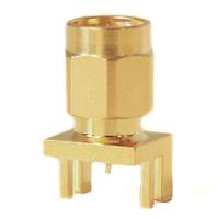 bu-1420801811 Mueller Electric, Jack Edge Mount SMA Connector, 50Ω, Solder Termination, Straight Body