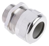 264-7415 ABB Metallic Nickel Plated Brass Cable Gland, M25 Thread, 17mm min., 20mm max., IP68