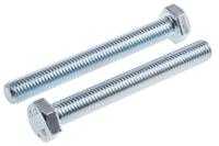 917-2974 RS PRO Bright Zinc Plated Steel, Hex Bolt, M12 x 100mm