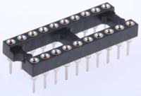 110-87-320-41-001101 Preci-Dip 2.54mm Pitch Vertical 20 Way, Through Hole Turned Pin Open Frame IC Dip Socket, 1A