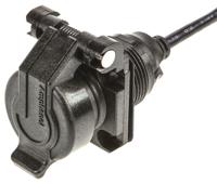 usbapscc2205a Amphenol Socapex Straight, Panel Mount, Female to Male- Single Port Type A 2.0 IP54 USB Connector