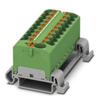3273776 Phoenix Contact Distribution Block, 19 Way, 0.2 → 6mm², 32A, 800 V, Green