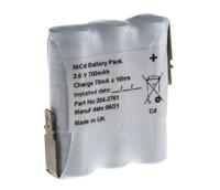 204-2761 RS PRO 3.6V NiCd AA Rechargeable Battery Pack, 700mAh - Pack of 1
