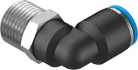 qsl-12-12-20 Festo Elbow Threaded Adaptor, R 1/2 Male to Push In 12 mm, Threaded-to-Tube Connection Style, 130738