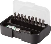 125-0437 RS PRO Driver Bit Set 10 Pieces, Phillips, Pozidriv, Star