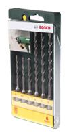 2607019448 Bosch 6-Piece SDS Drill Bit Set for Masonry, 8mm Max, 5mm Min, Carbide Bits