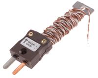110-4469 RS PRO Type T Exposed Junction Thermocouple 2m Length, 1/0.2mm Diameter → +220°C