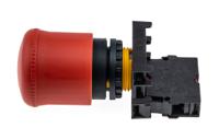216515-m22-pvk01 Eaton RMQ Titan M22 Series Pull Release Emergency Stop Push Button, Panel Mount, 22mm Cutout, 1NC, IP66, IP67, IP69K