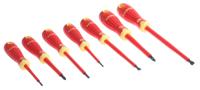 b220017 Bahco B220.017 Pozidriv; Slotted Insulated Screwdriver Set, 7-Piece