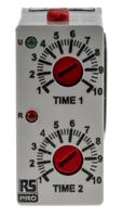178-5022 RS PRO Plug In Timer Relay, 12 → 240V ac/dc, 0.1 s → 100days, 2-Function, DPDT