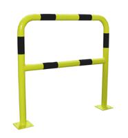 840-0638 RS PRO Black & Yellow Steel Protection Barrier