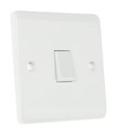 775-8090 RS PRO White Rocker Light Switch, 2 Way, 1 Gang