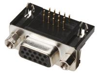 a-hdf-62-a-kgt ASSMANN WSW A-HDF 62 Way Right Angle Through Hole D-sub Connector Socket, 2.41mm Pitch