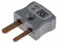 774-7191 RS PRO Miniature Thermocouple Connector for Use with Type B Thermocouple, 4mm Probe, IEC, RoHS Compliant Standard